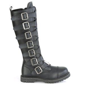 Gothic Steel Toe Combat Knee High Boots